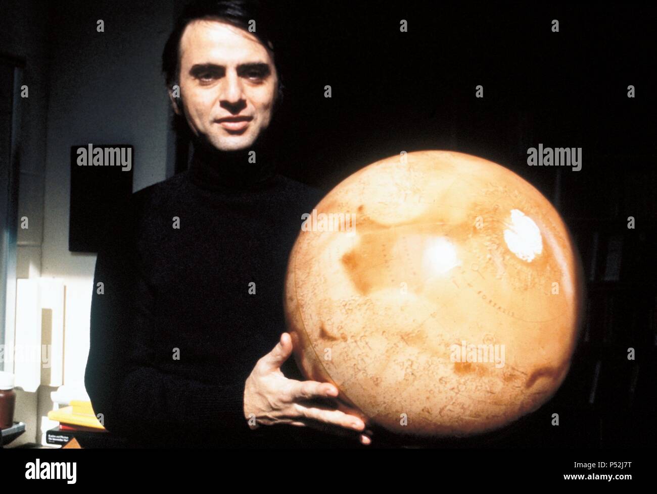 American astronomer, Carl Sagan. Stock Photo