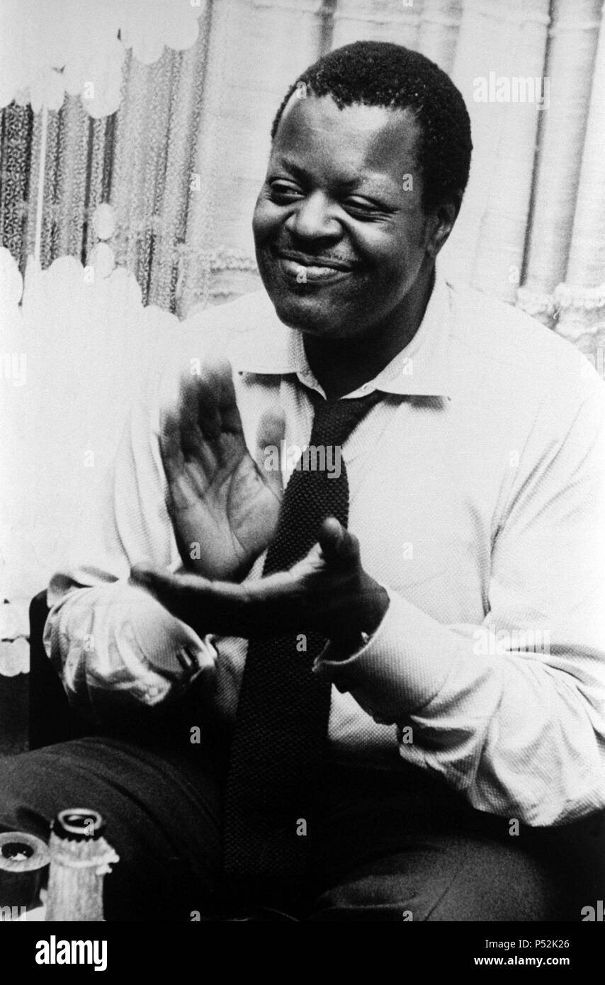 Canadian jazz pianist and composer Oscar Peterson. Stock Photo