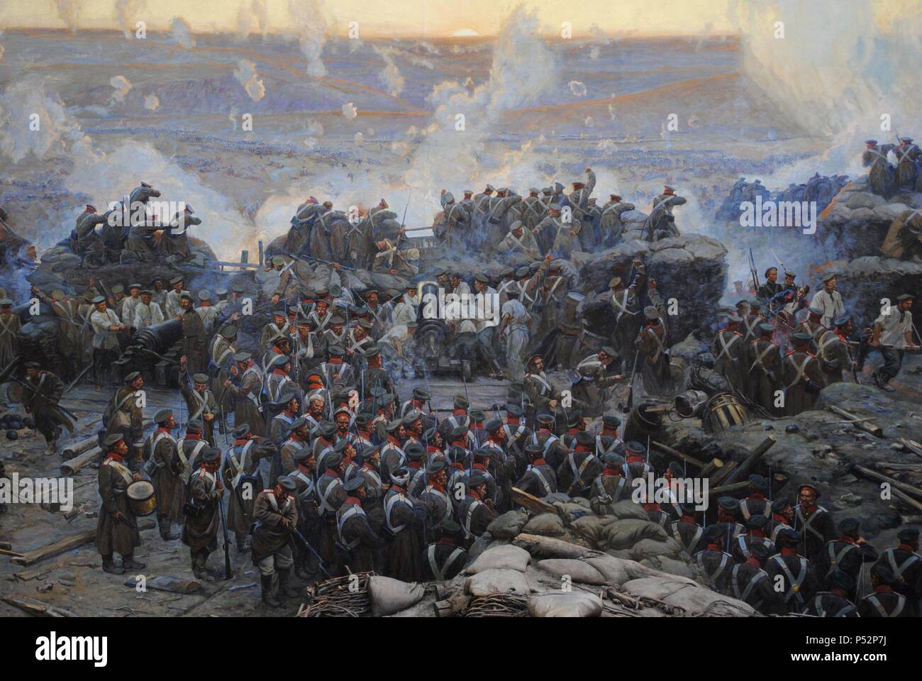 Crimean war 1853 1856 siege sebastopol 1854 1855 hi-res stock ...