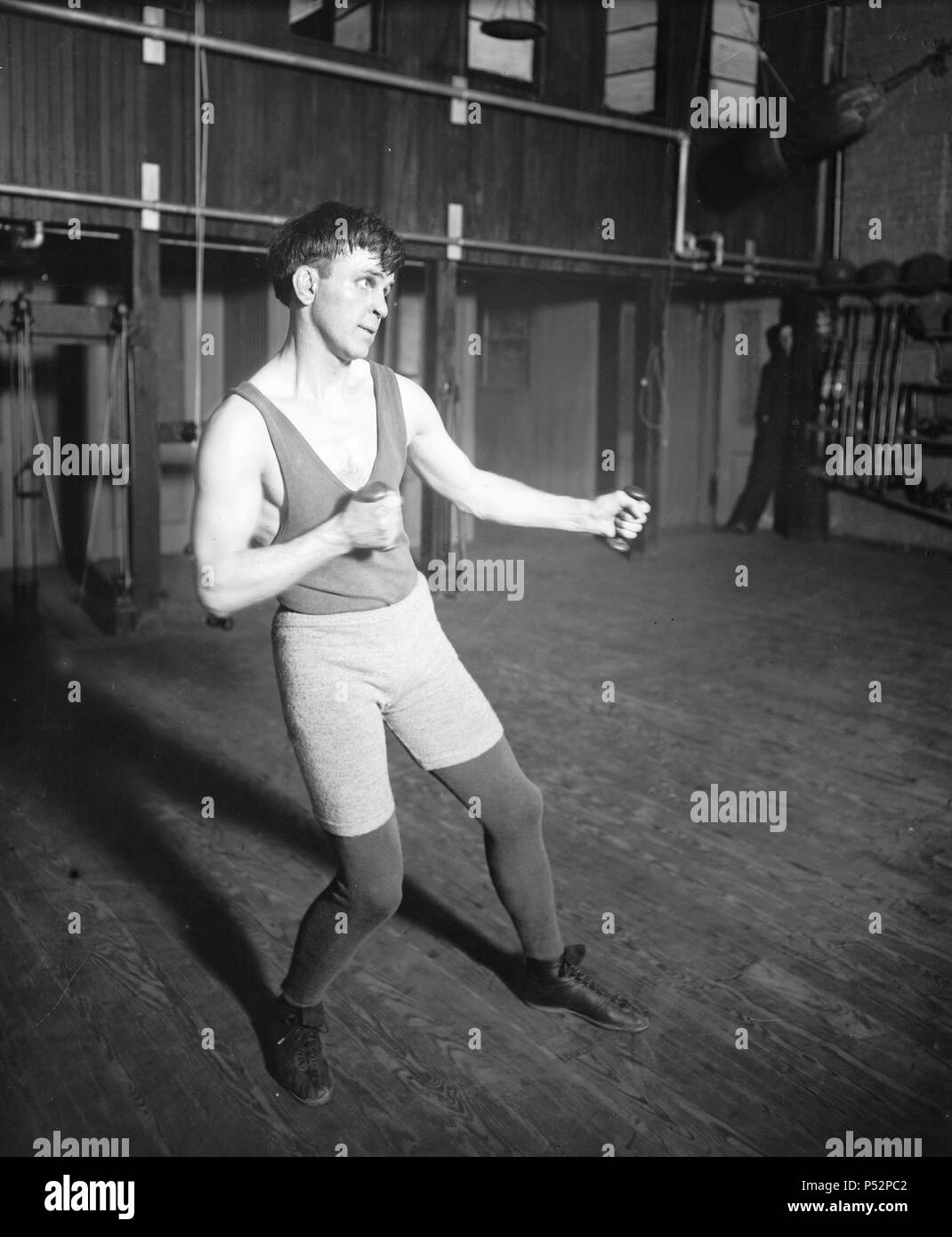 Bat. Nelson boxing pose Stock Photo