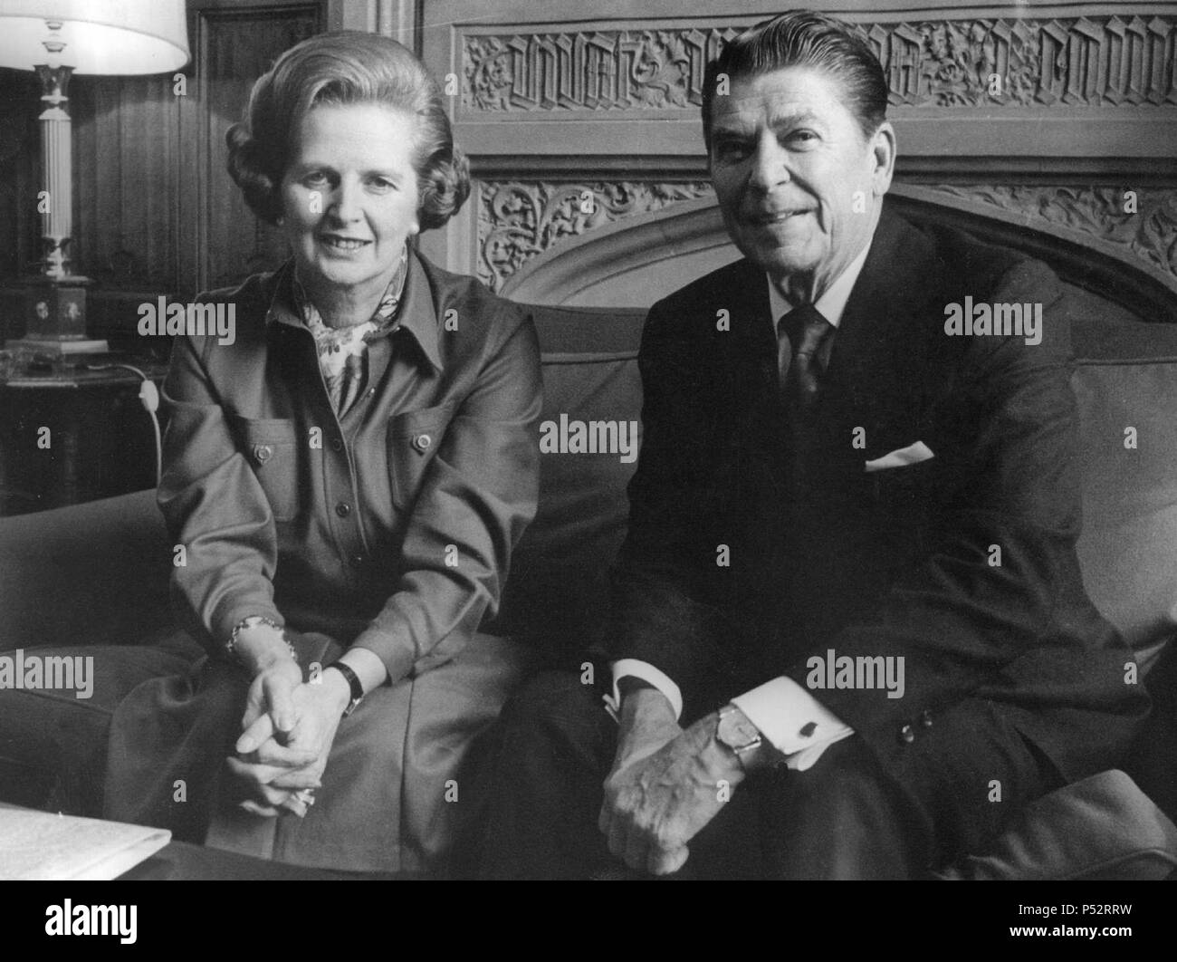 Usa president ronald reagan british hi-res stock photography and images ...