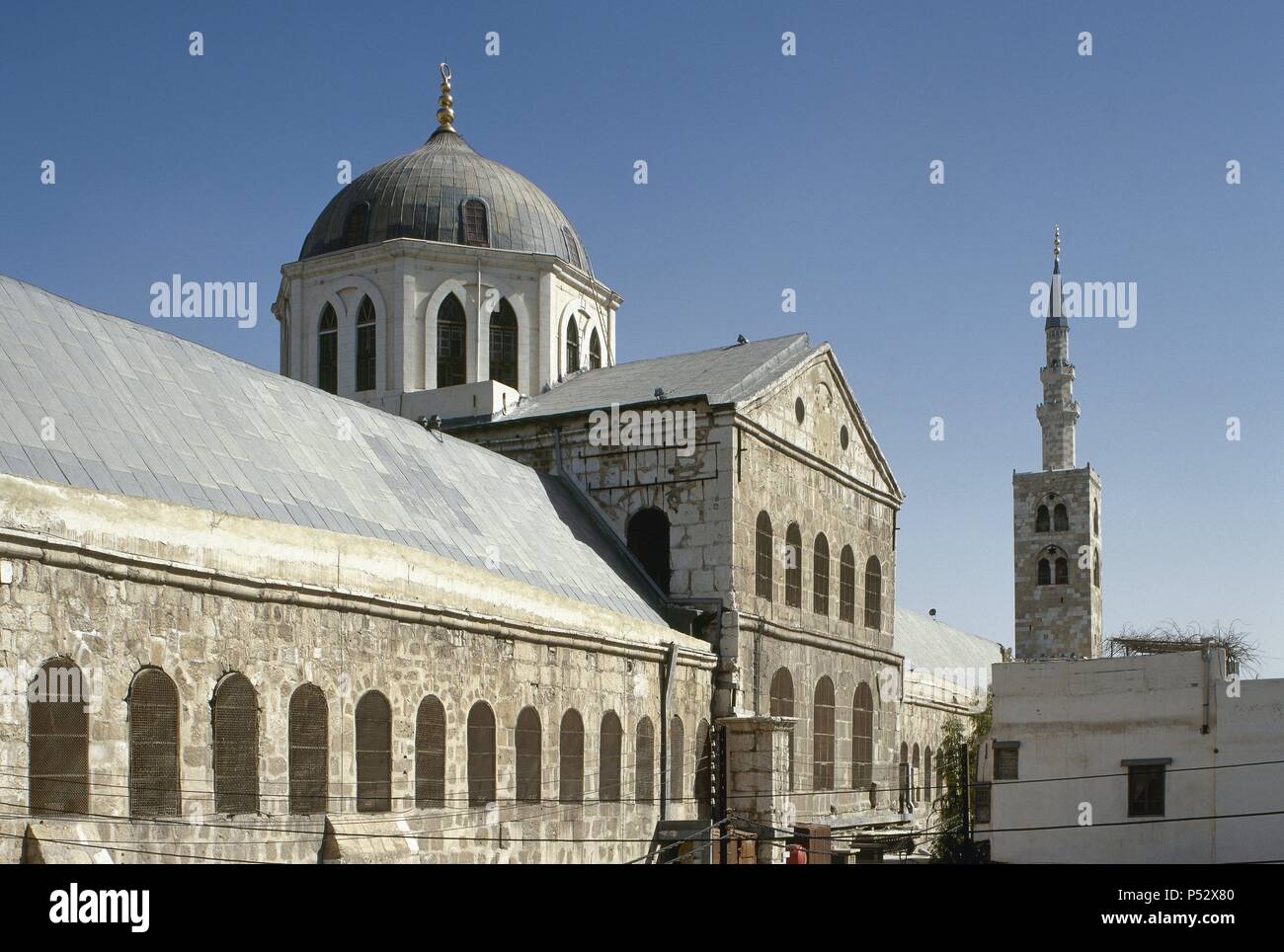 Syria. Damascus. Umayyad Mosque or Great Mosque of Damascus. 8th century. Stock Photo