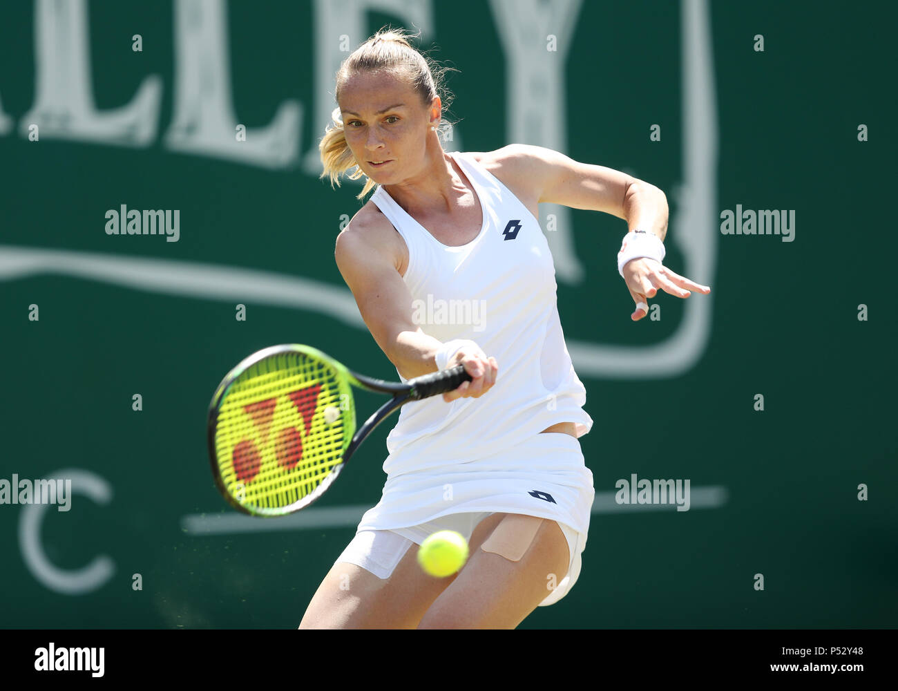 Magdalena Rybarikova during day seven of the Nature Valley Classic at Edgbaston Priory, Birmingham. PRESS ASSOCIATION Photo. Picture date: Sunday June 24, 2018. See PA story TENNIS Birmingham. Photo credit should read: David Davies/PA Wire. Stock Photo