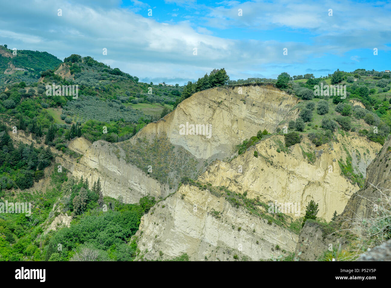 aliano badlands in basilicata landscapes Stock Photo - Alamy