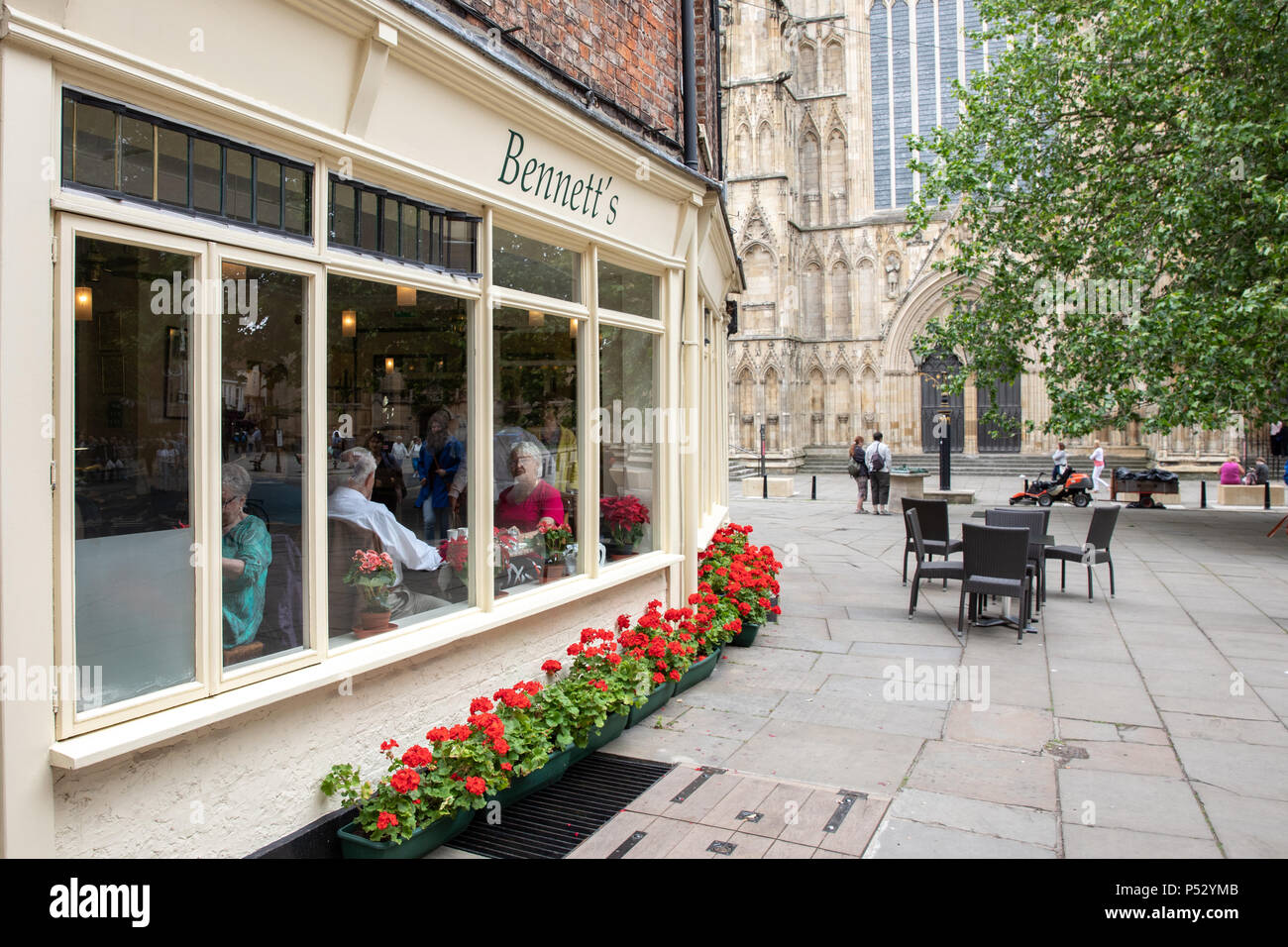 Bennett's Cafe & Bistro, York, England, UK. Stock Photo