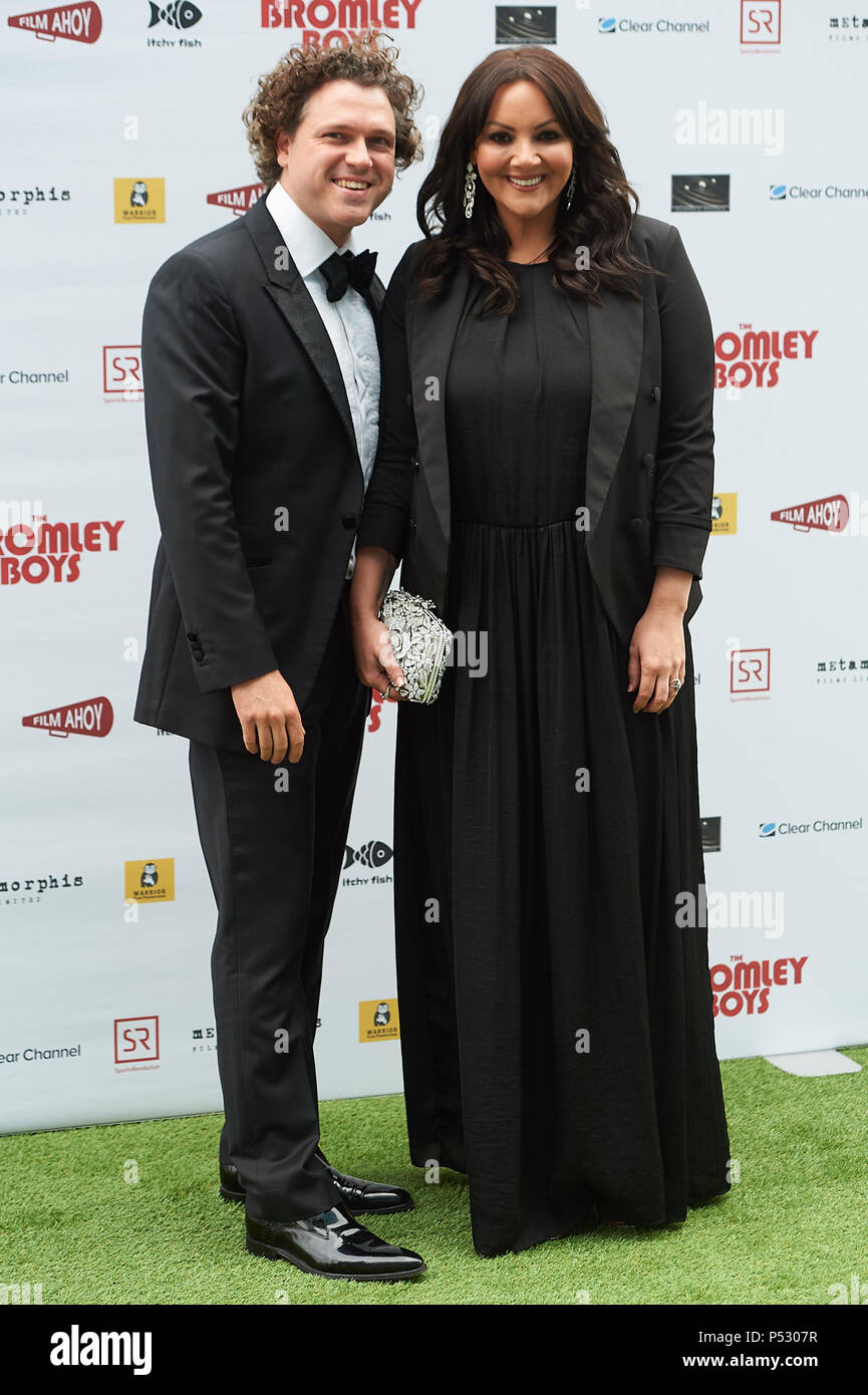 Cast and celebrities attend the world premiere of Bromley Boys held at
