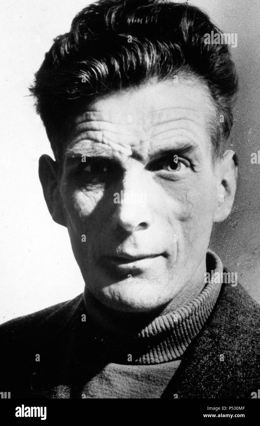 Samuel Beckett Irish Playwright And Author Stock Photo - 