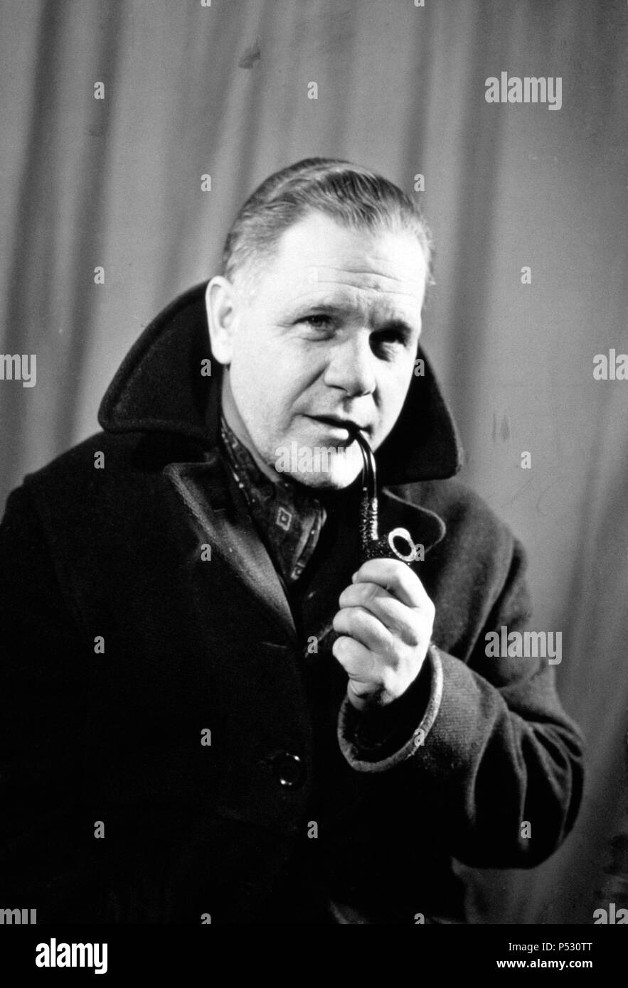 British novelist Lawrence Durrell Stock Photo Alamy