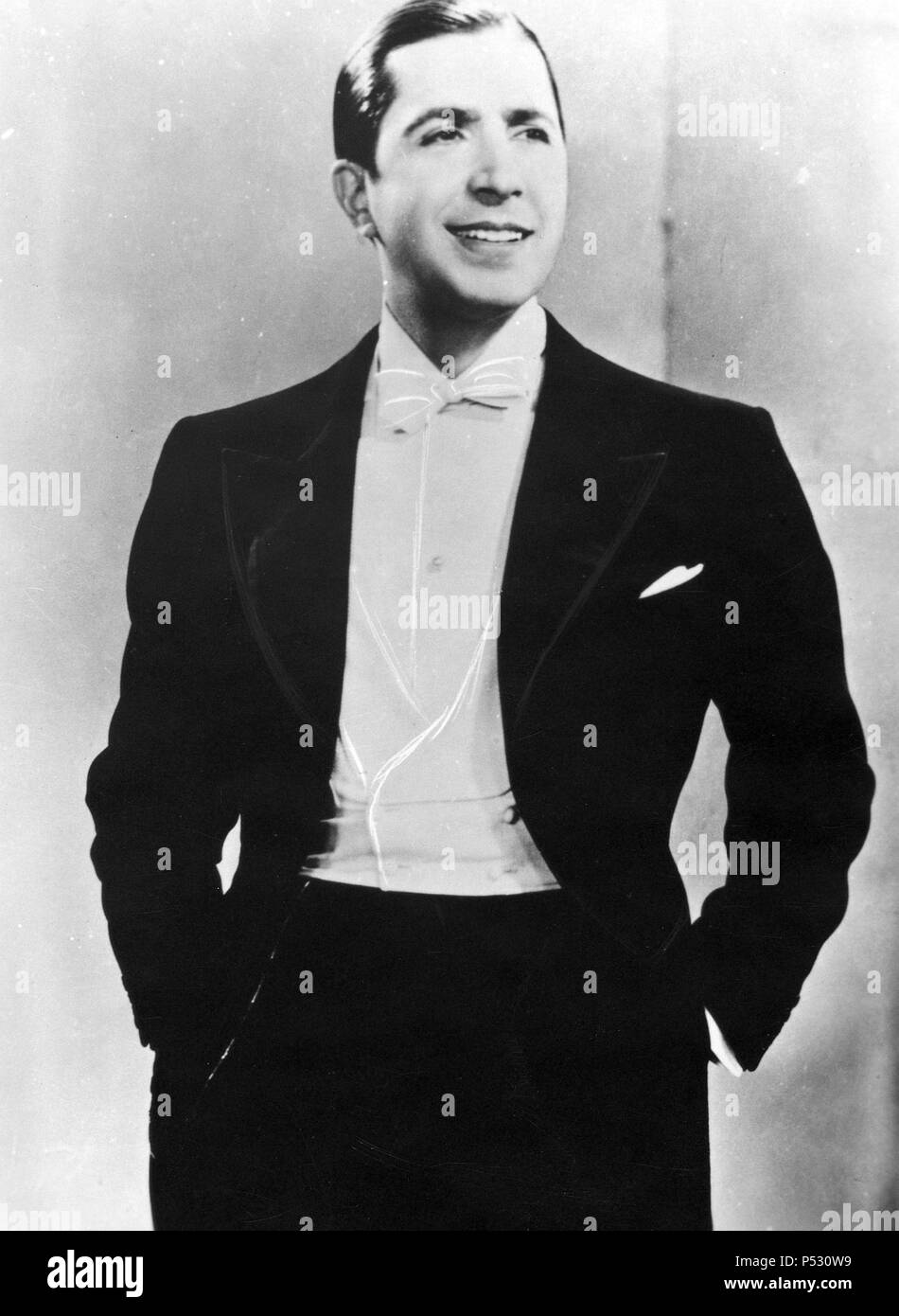 Carlos Gardel, cantante y actor argentino. Stock Photo