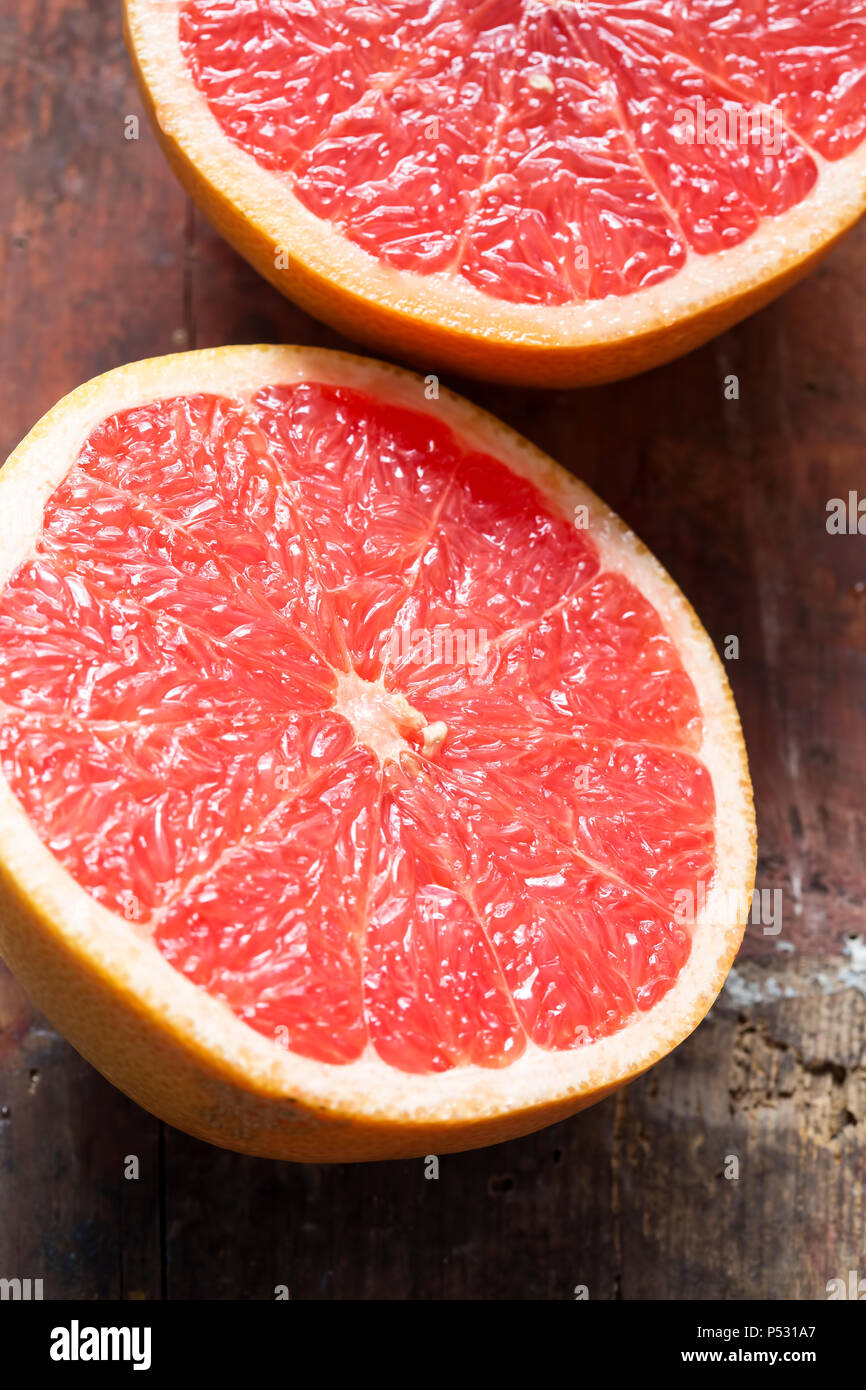 Grapefruit cut in half hires stock photography and images Alamy
