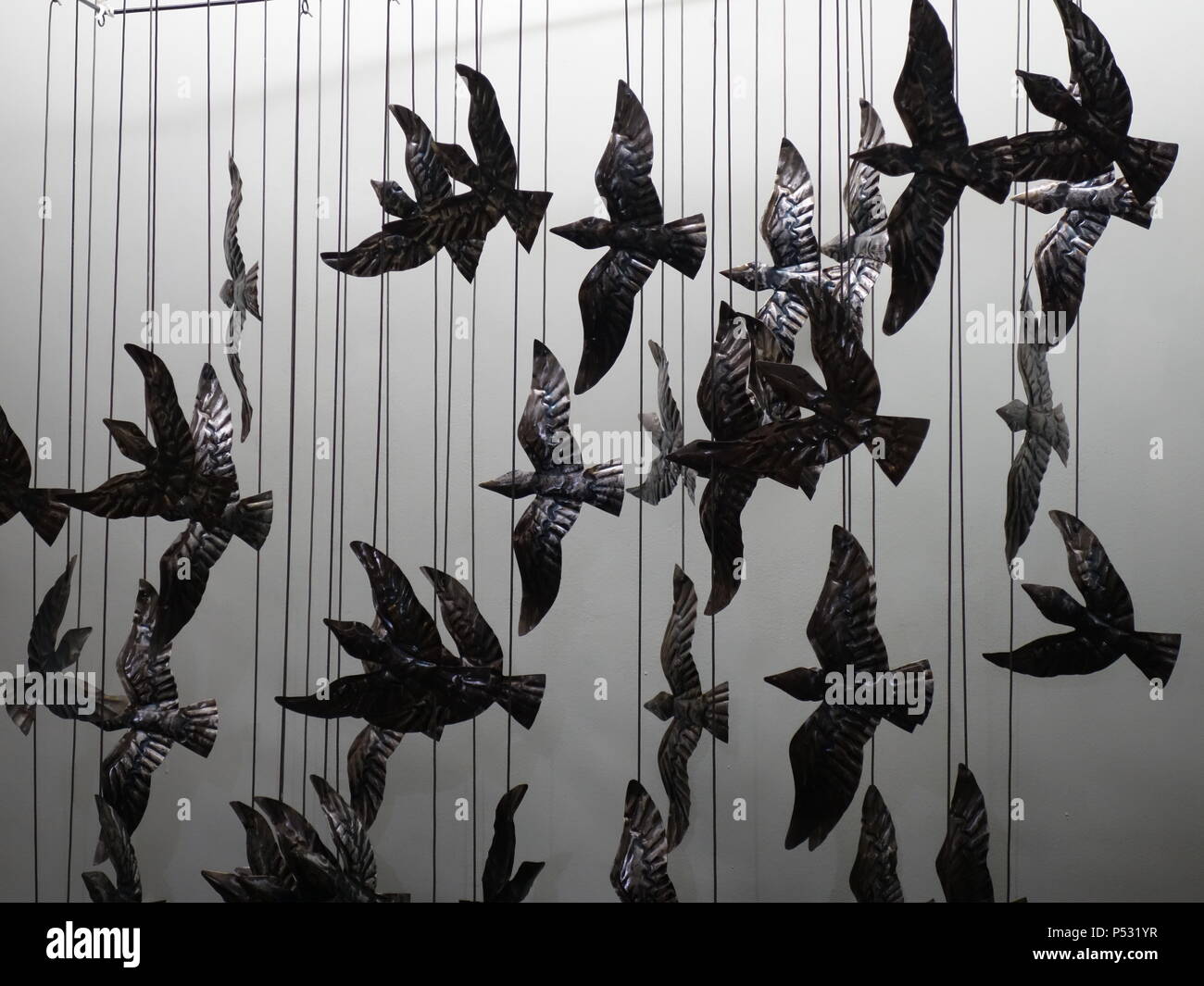 bird sculpture Stock Photo