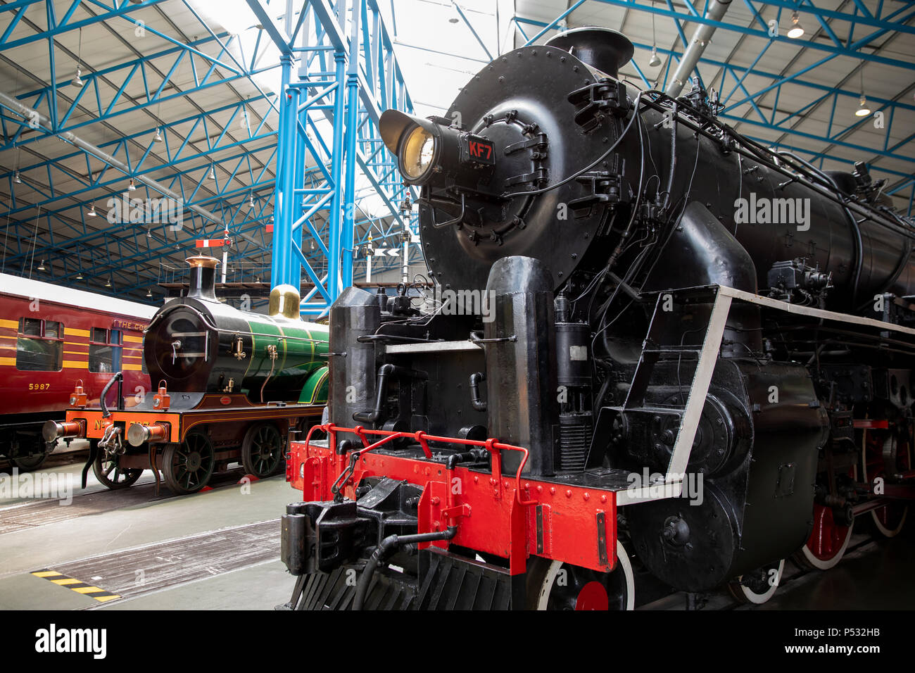 The Class KF train, The National Railway Museum, York, England Stock Photo