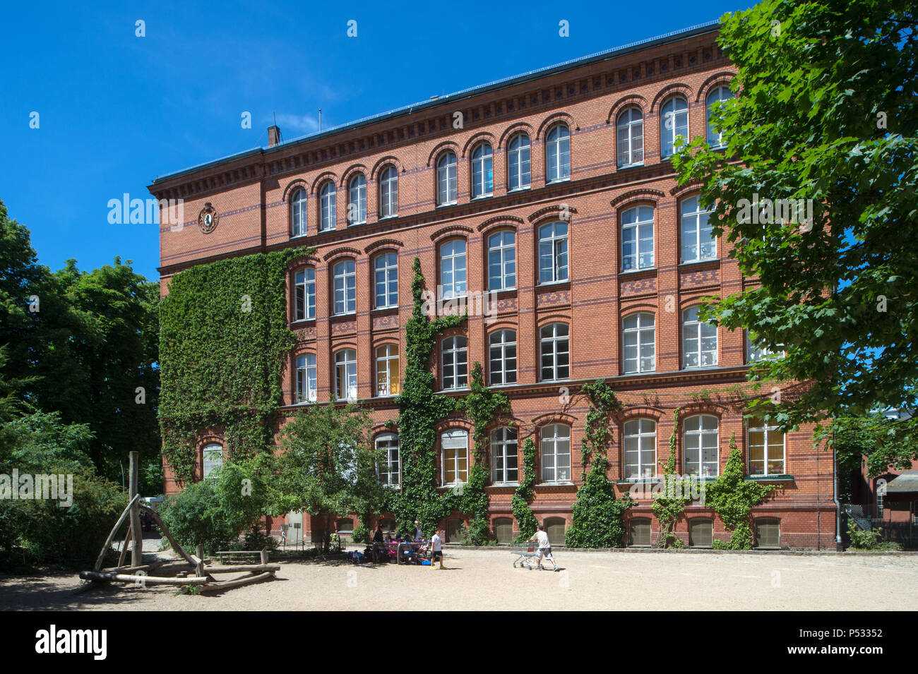 The Miriam Makeba elementary school in Berlin-Moabit Stock Photo