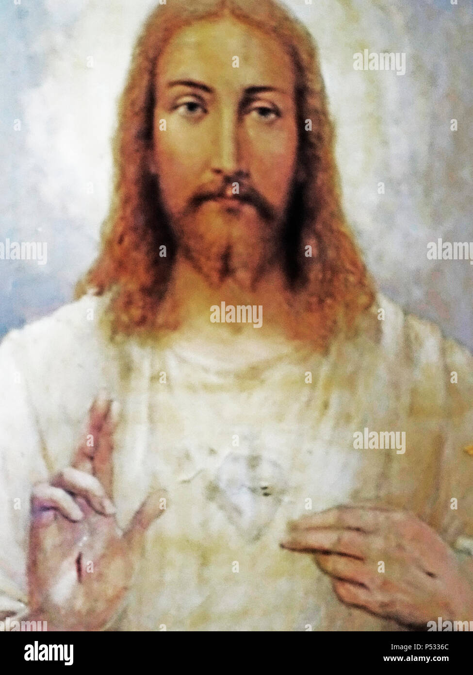 Portrait Of Jesus Christ Stock Photo Alamy