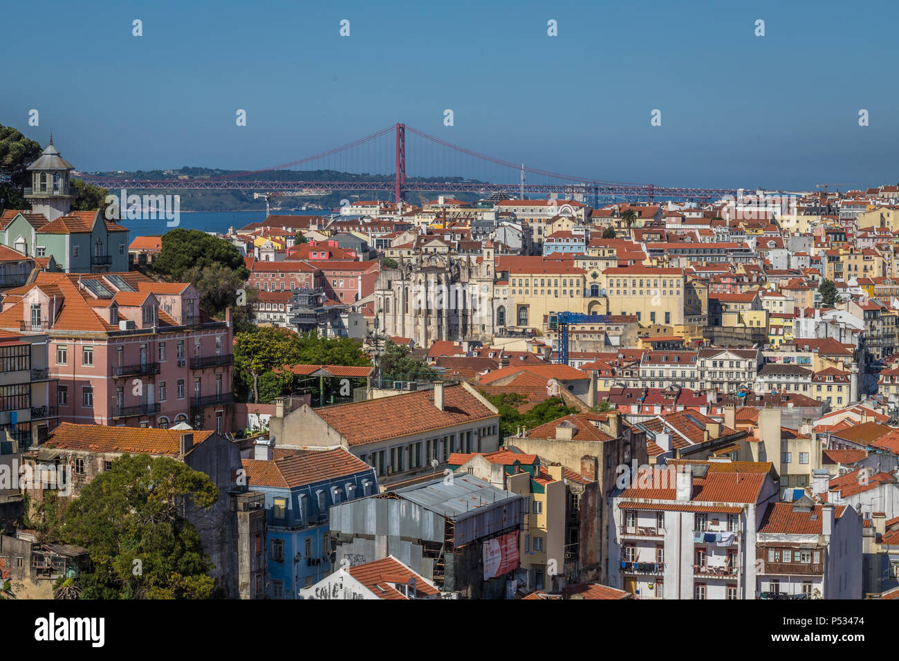 City of Lisbon Stock Photo