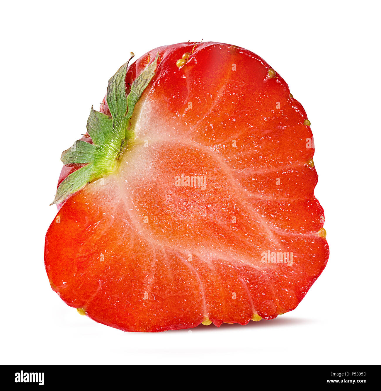 Strawberry isolated on white background Stock Photo - Alamy