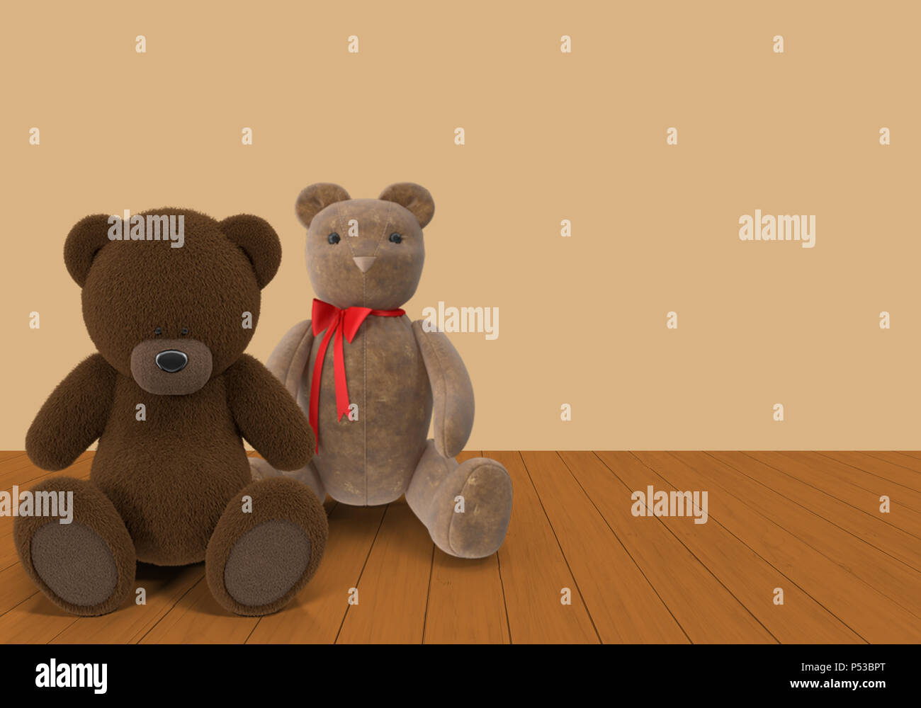 childs soft cuddly teddy bear Stock Photo Alamy
