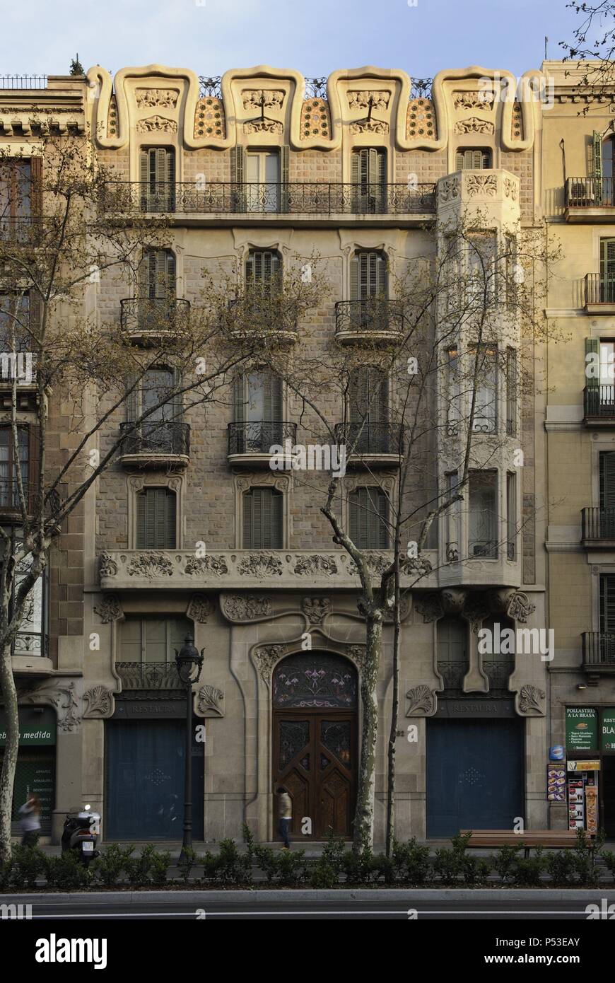 Casa Granell (19021904), arquitecte Jeroni Granell i Manresa, Gran Vía
