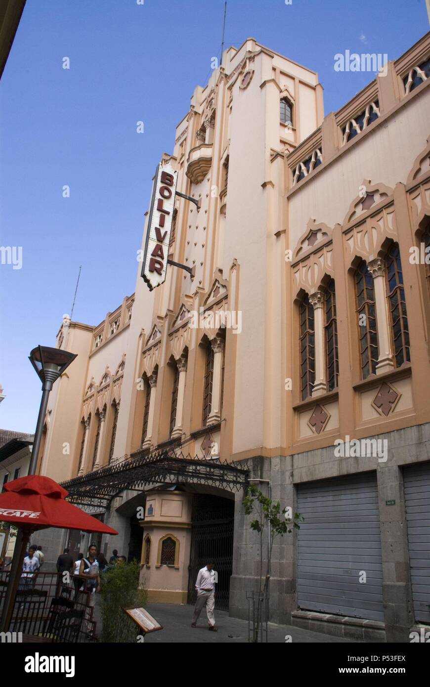 Ecuador.Quito.Historical center.Theater Bolivar (1933 Stock Photo Alamy