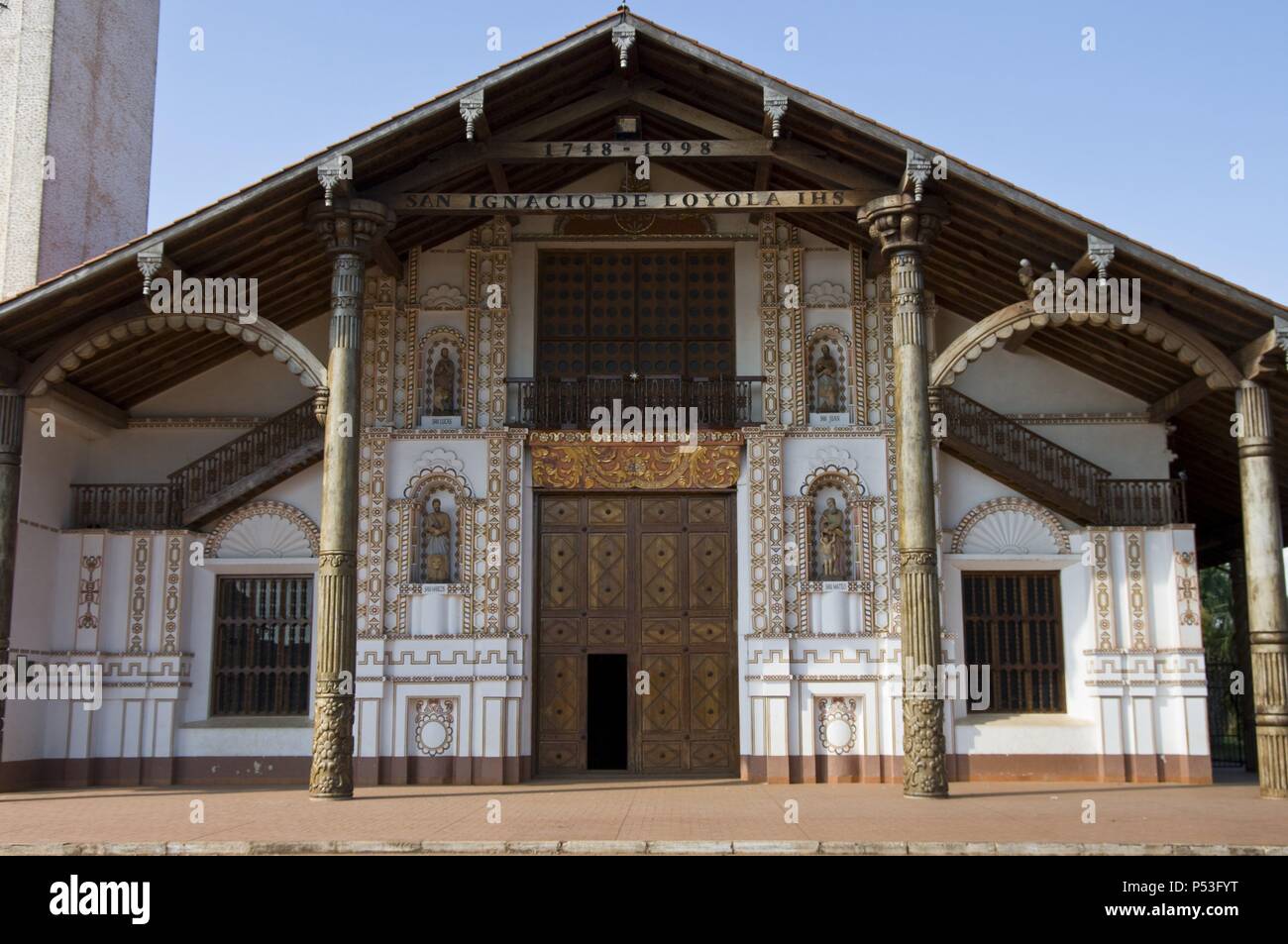 Bolivia. Santa Cruz. Colonial Church of San Ignacio de Loyola ...