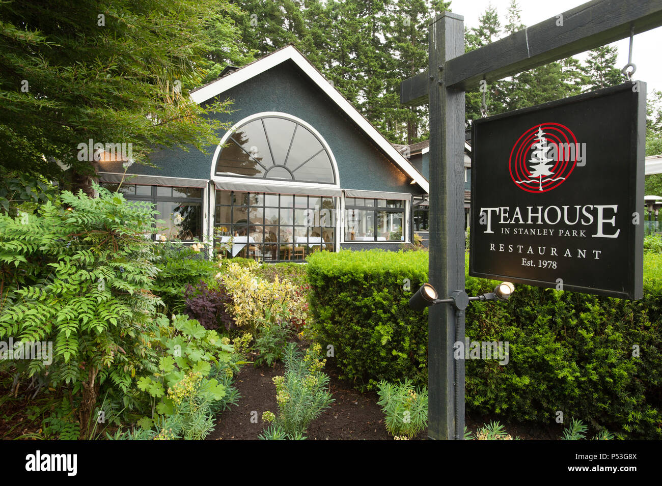 The Teahouse, popular seafood restaurant located in Stanley Park