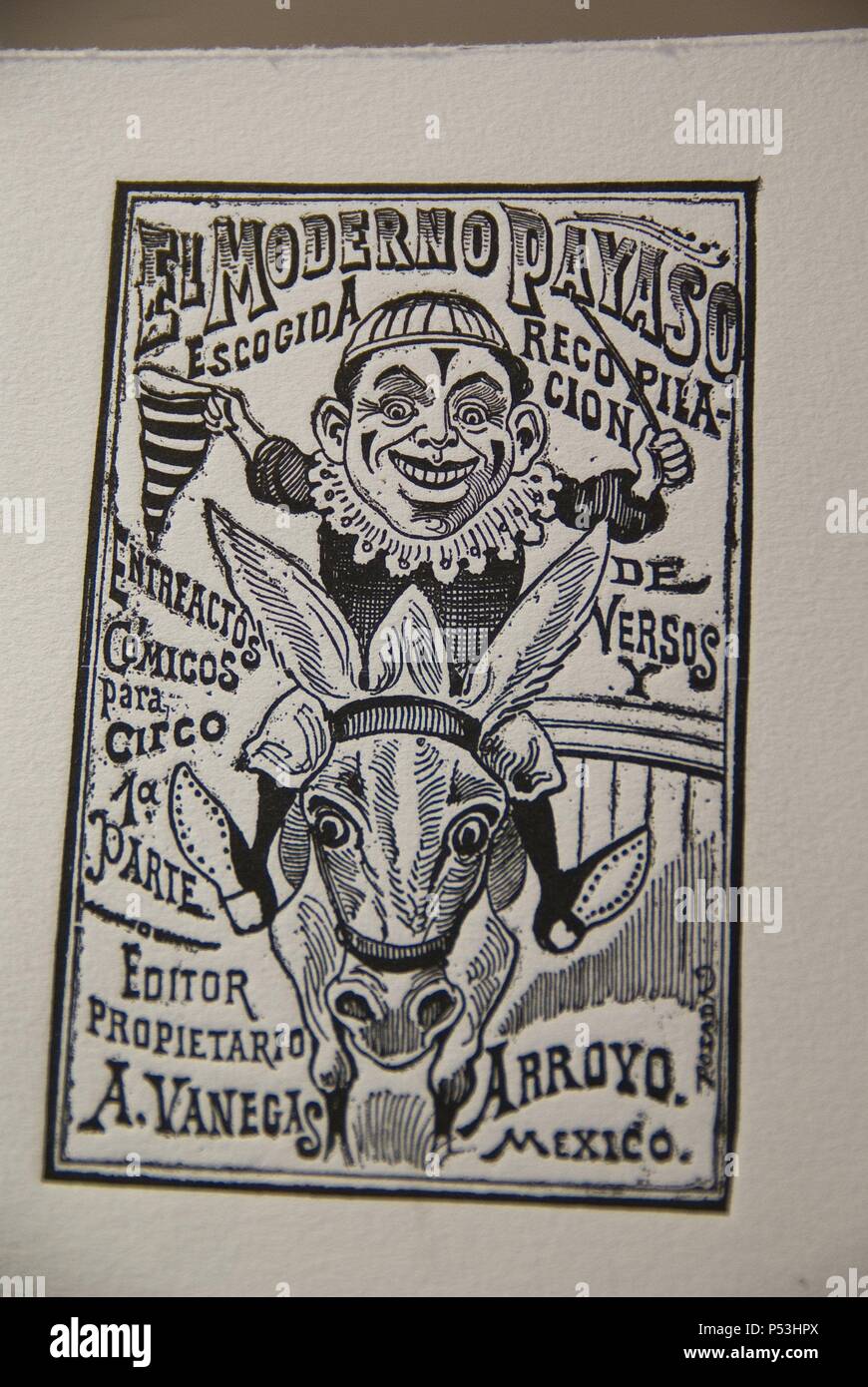 Mexico.Aguascalientes.Engraving of Jose Guadalupe Posada (1852/1913). Stock Photo
