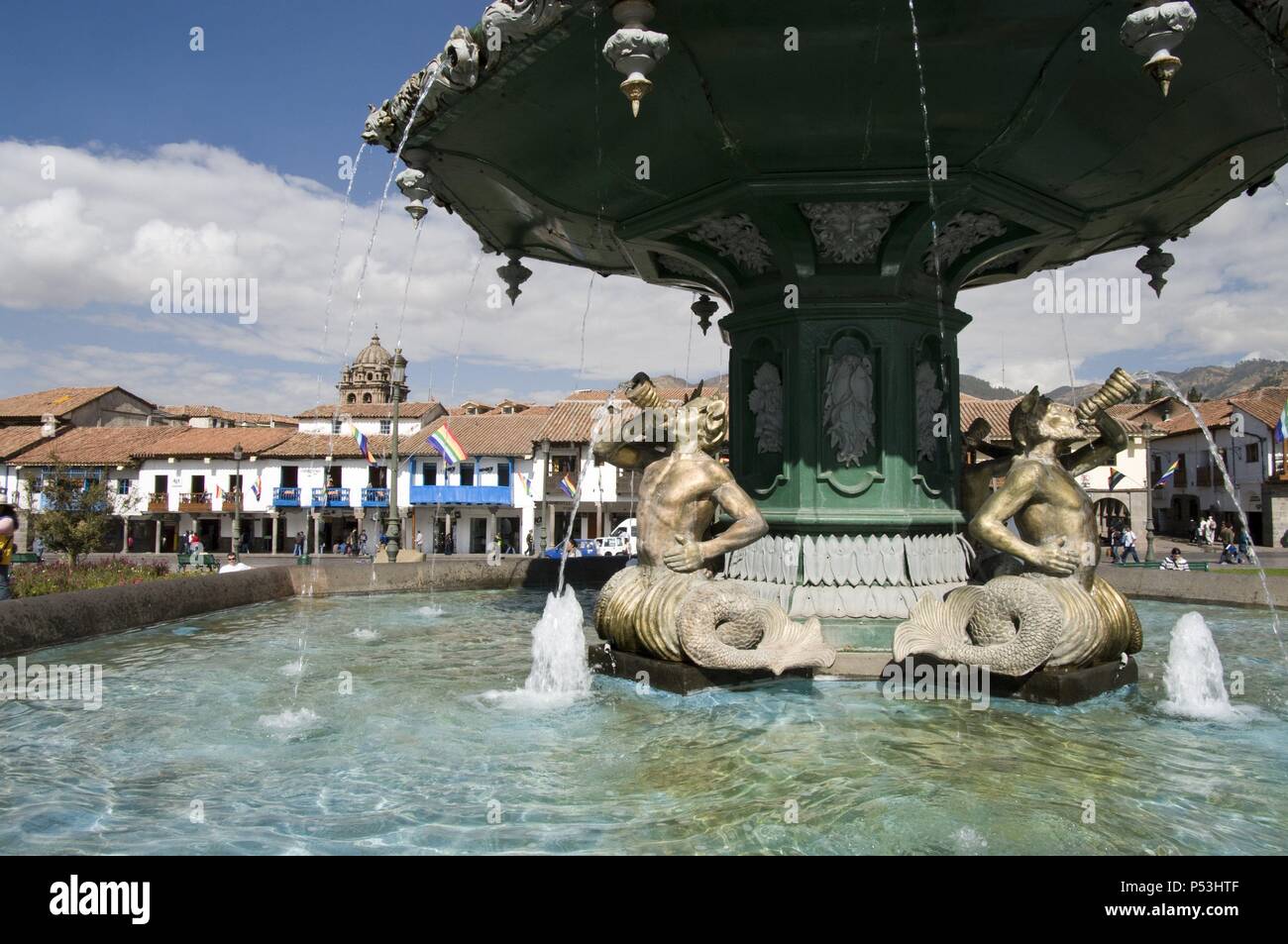 Peru Cusco City Plaza De Armas Stock Photo Alamy   Peru Cusco City Plaza De Armas P53HTF 