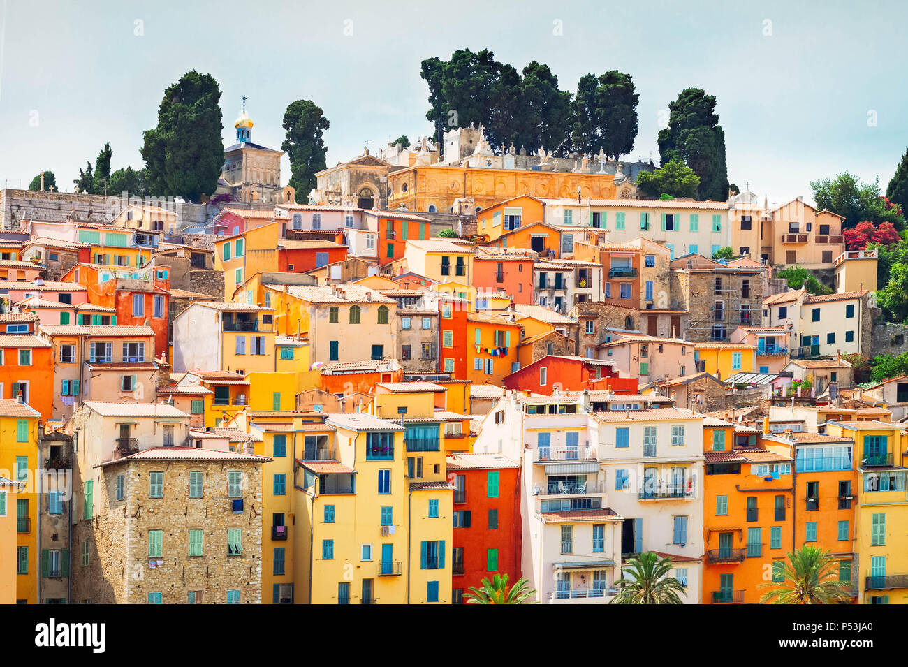 Menton promenade old town hi-res stock photography and images - Alamy