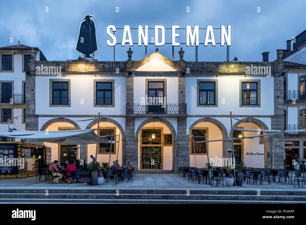 The House of Sandeman, Ribeira da Gaia, Porto, Portugal Stock Photo - Alamy