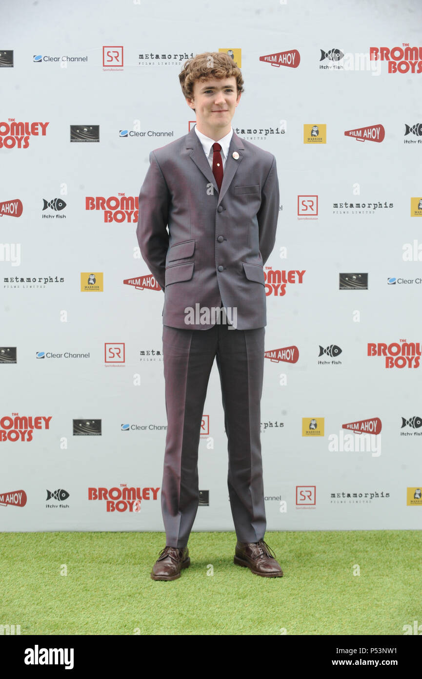'The Bromley Boys' - Premiere at Wembley Stadium - Arrivals  Featuring: Brenock O'Connor Where: London, United Kingdom When: 24 May 2018 Credit: WENN.com Stock Photo