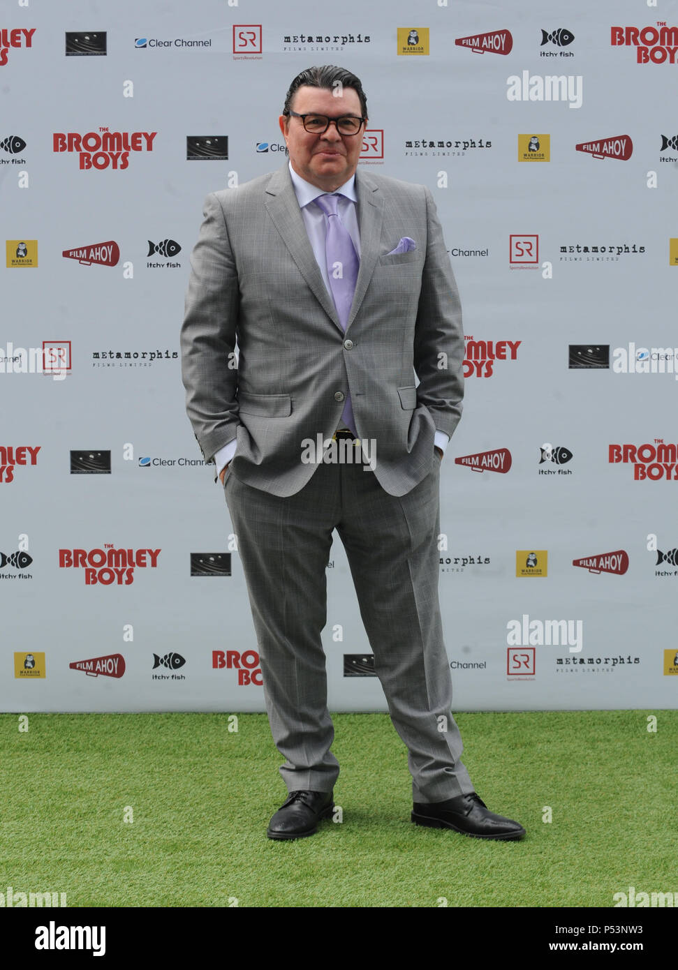 'The Bromley Boys' - Premiere at Wembley Stadium - Arrivals  Featuring: Jamie Foreman Where: London, United Kingdom When: 24 May 2018 Credit: WENN.com Stock Photo