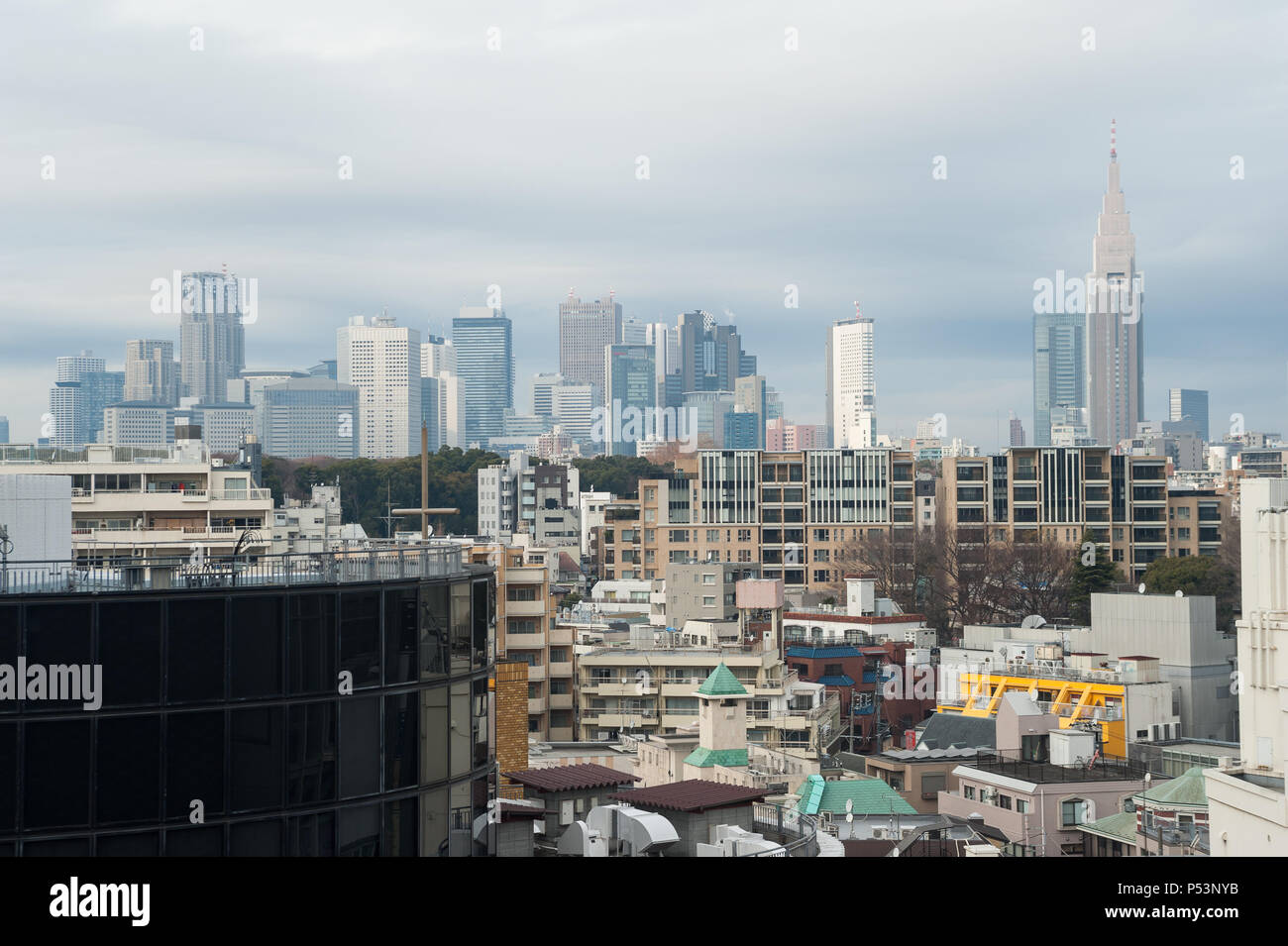 Japan tokyo city panorama hi-res stock photography and images - Alamy