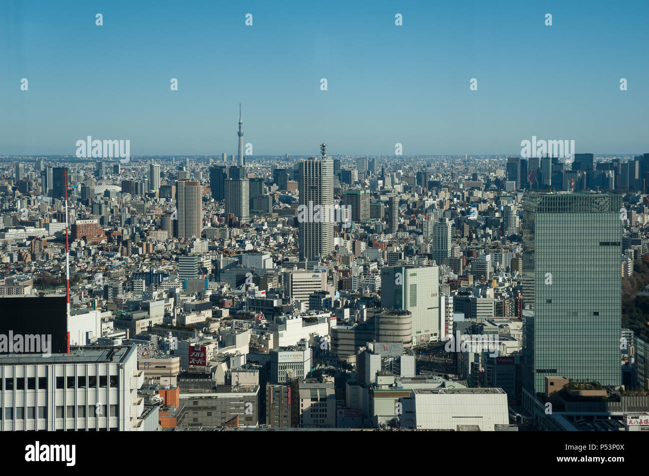 Japan tokyo city panorama hi-res stock photography and images - Alamy