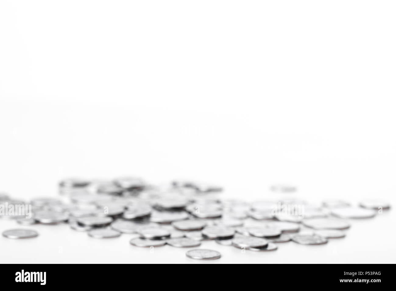 blur background of coins Stock Photo - Alamy