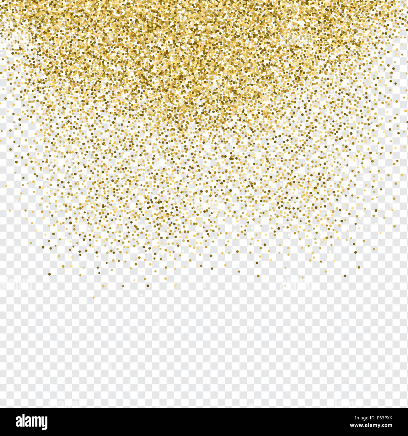 Decorative background with gold confetti design Stock Photo Alamy