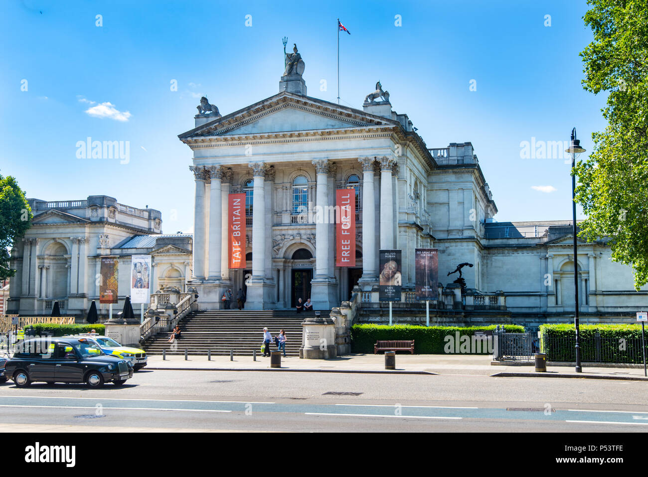 LONDON, UK - 18JUN2018: The Tate Britain Art Gallery in Millbank, London SW1. Stock Photo