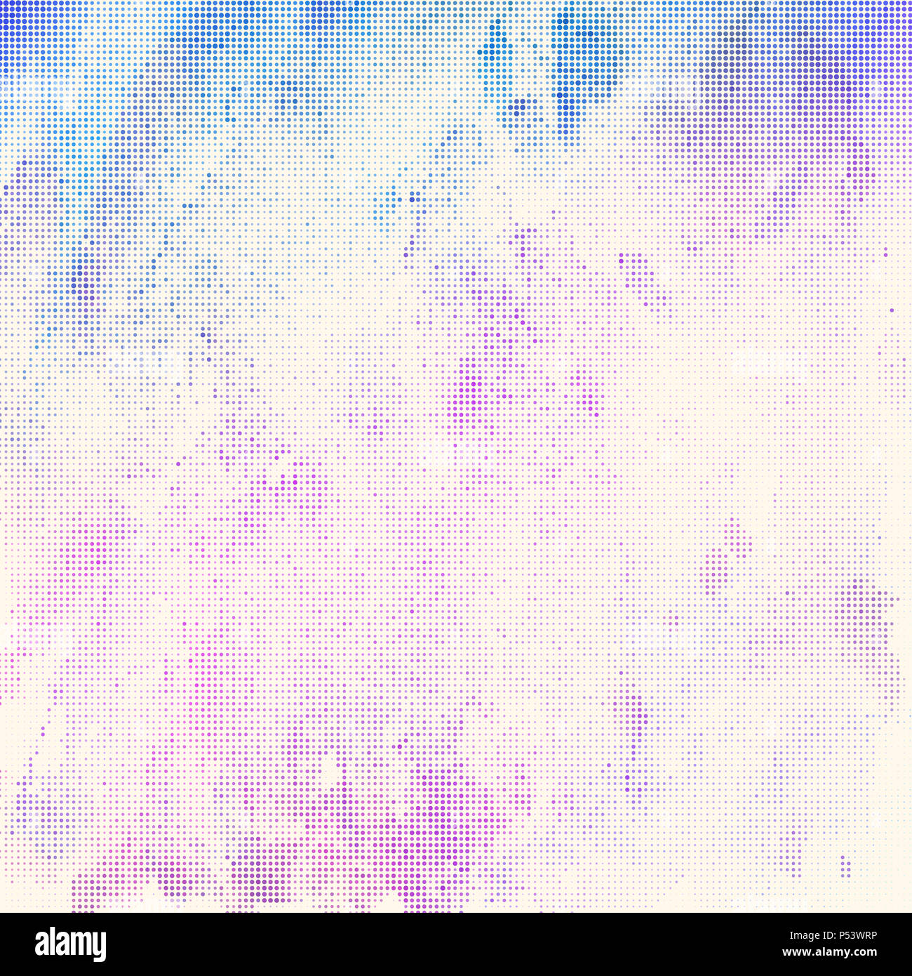 Abstract background with grunge style halftone dots design Stock Photo