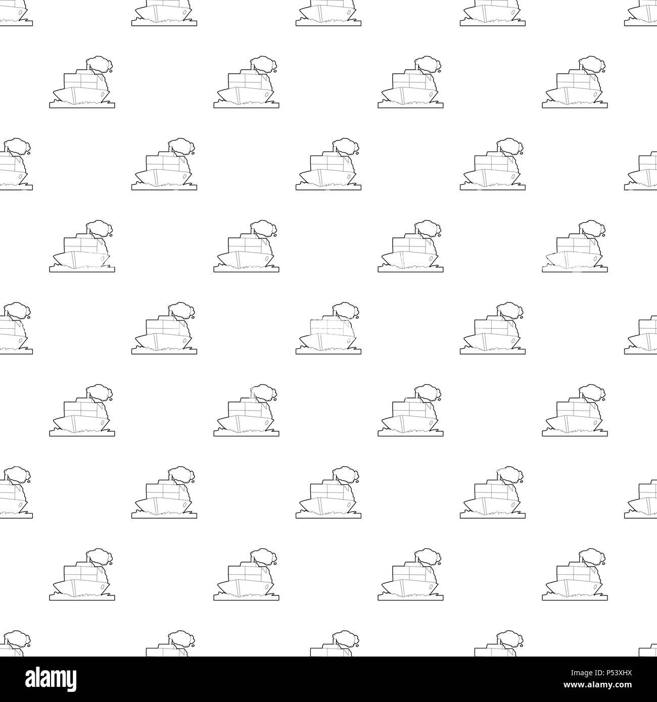 Ship pattern vector seamless Stock Vector Image &amp; Art - Alamy