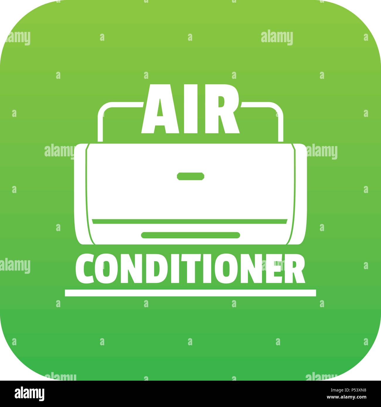Air conditioner icon green vector Stock Vector Image & Art Alamy