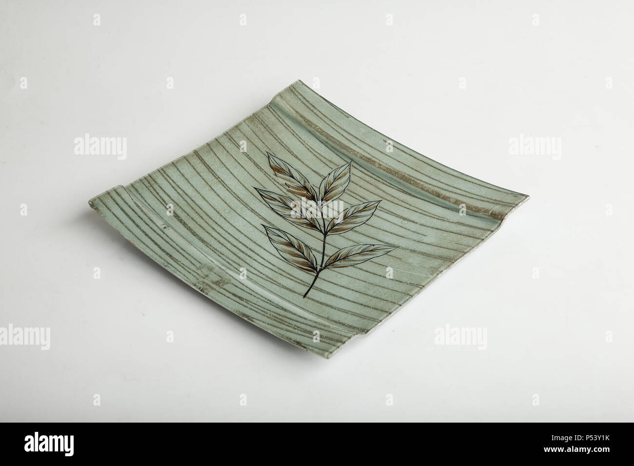 different decorative plates for home and business Stock Photo