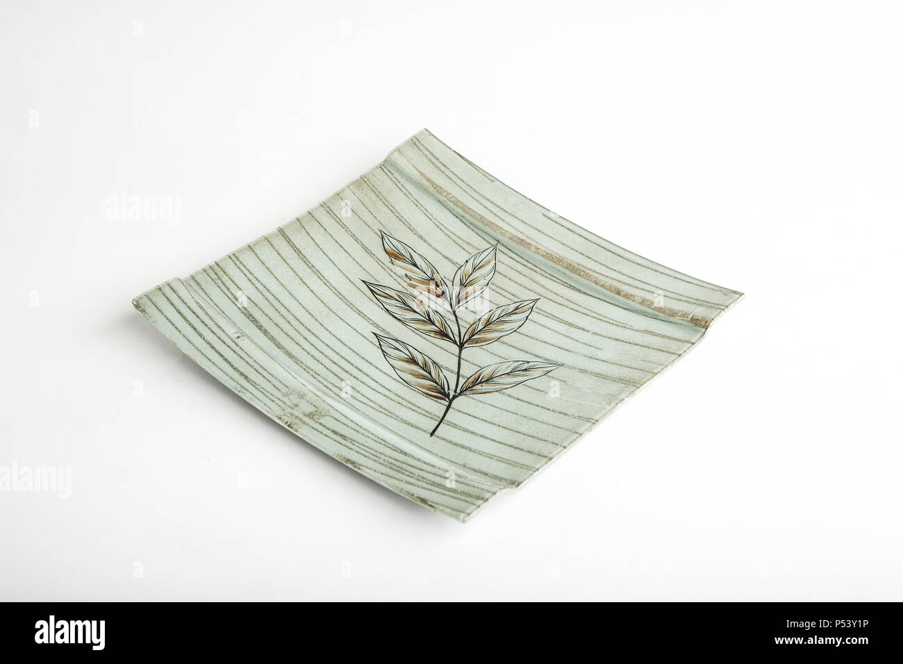 different decorative plates for home and business Stock Photo