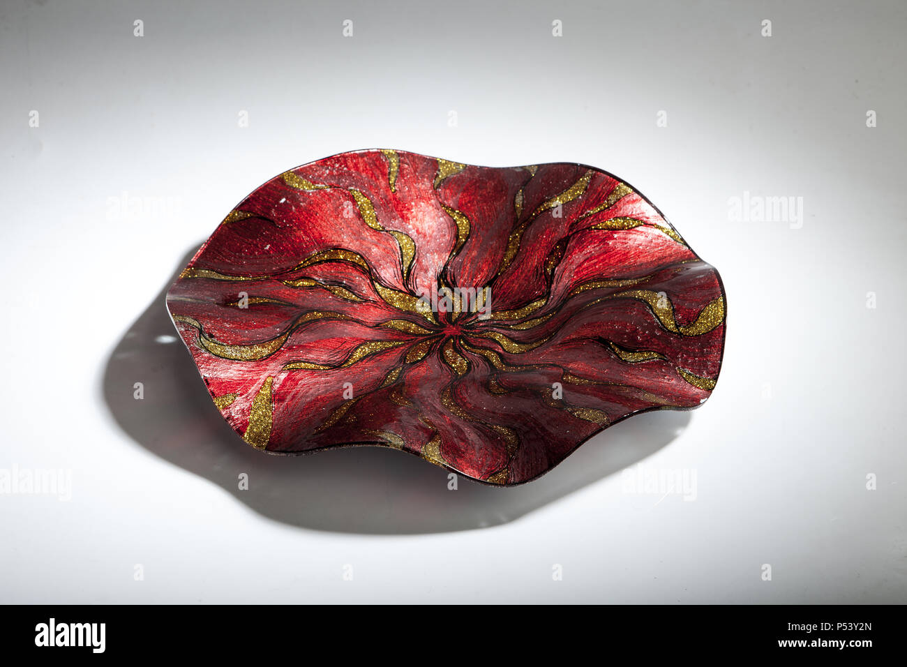 different decorative plates for home and business Stock Photo