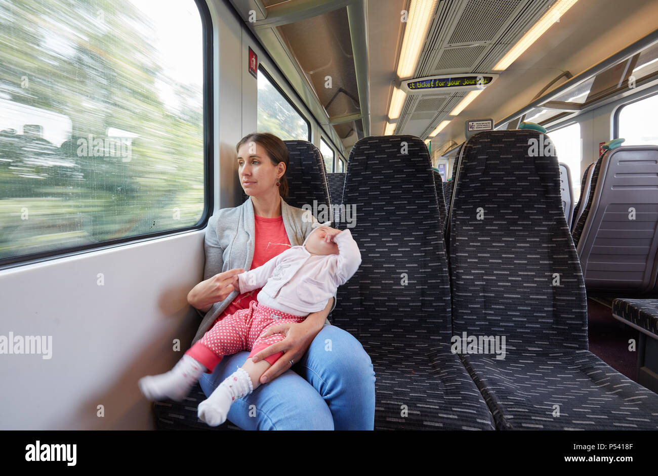 travelling with baby in train