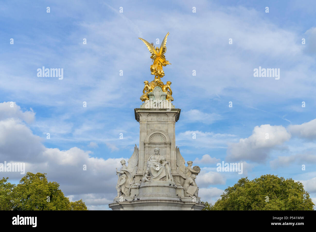 Statue Outside Buckingham Palace High Resolution Stock Photography and