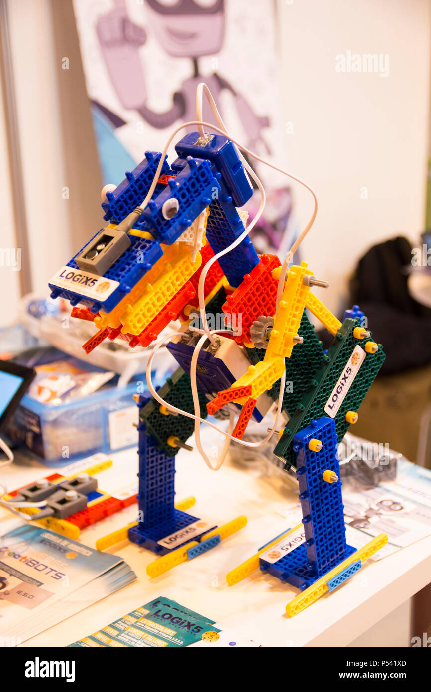 Robotics for kids in GREX (Global Robot Expo Stock Photo Alamy