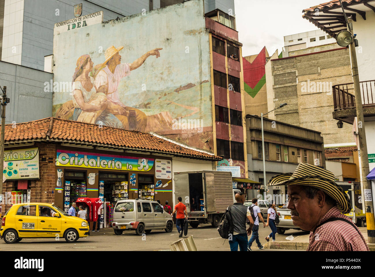 typical Medellin Colombia Stock Photo