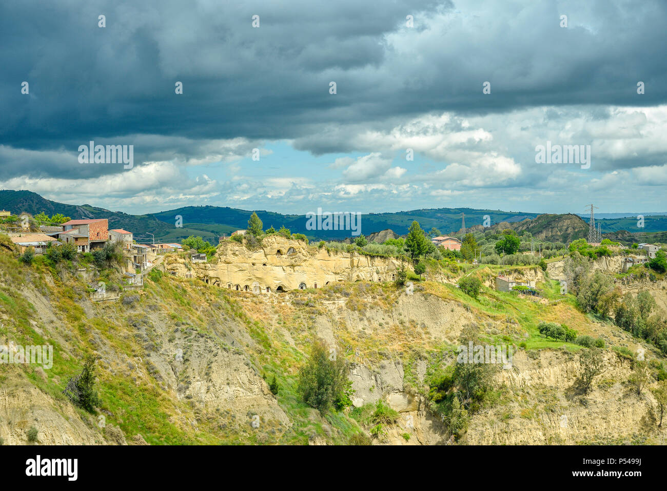 aliano and its surroundings views Stock Photo - Alamy