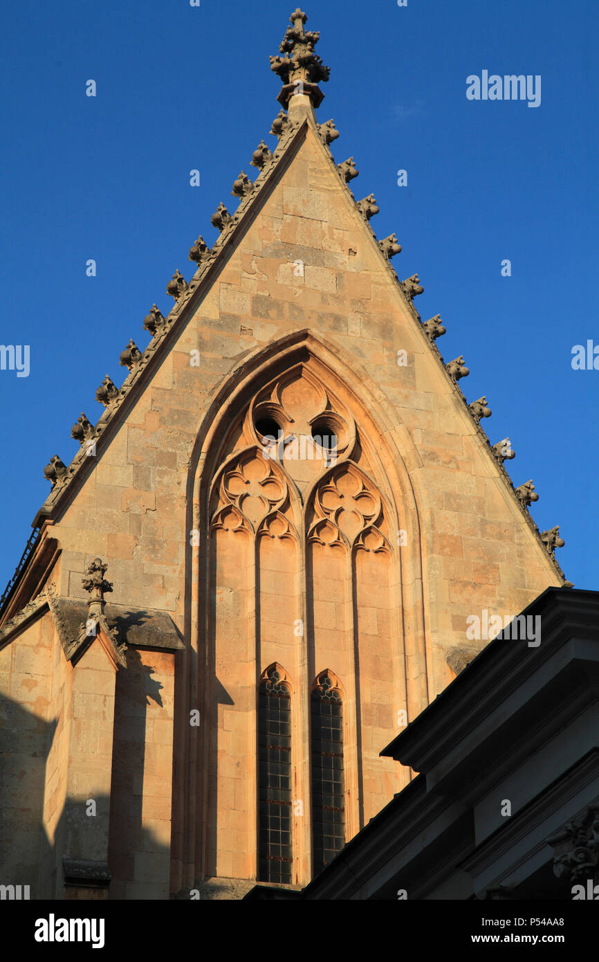 Slovakia, Bratislava, church, architecture detail, Stock Photo