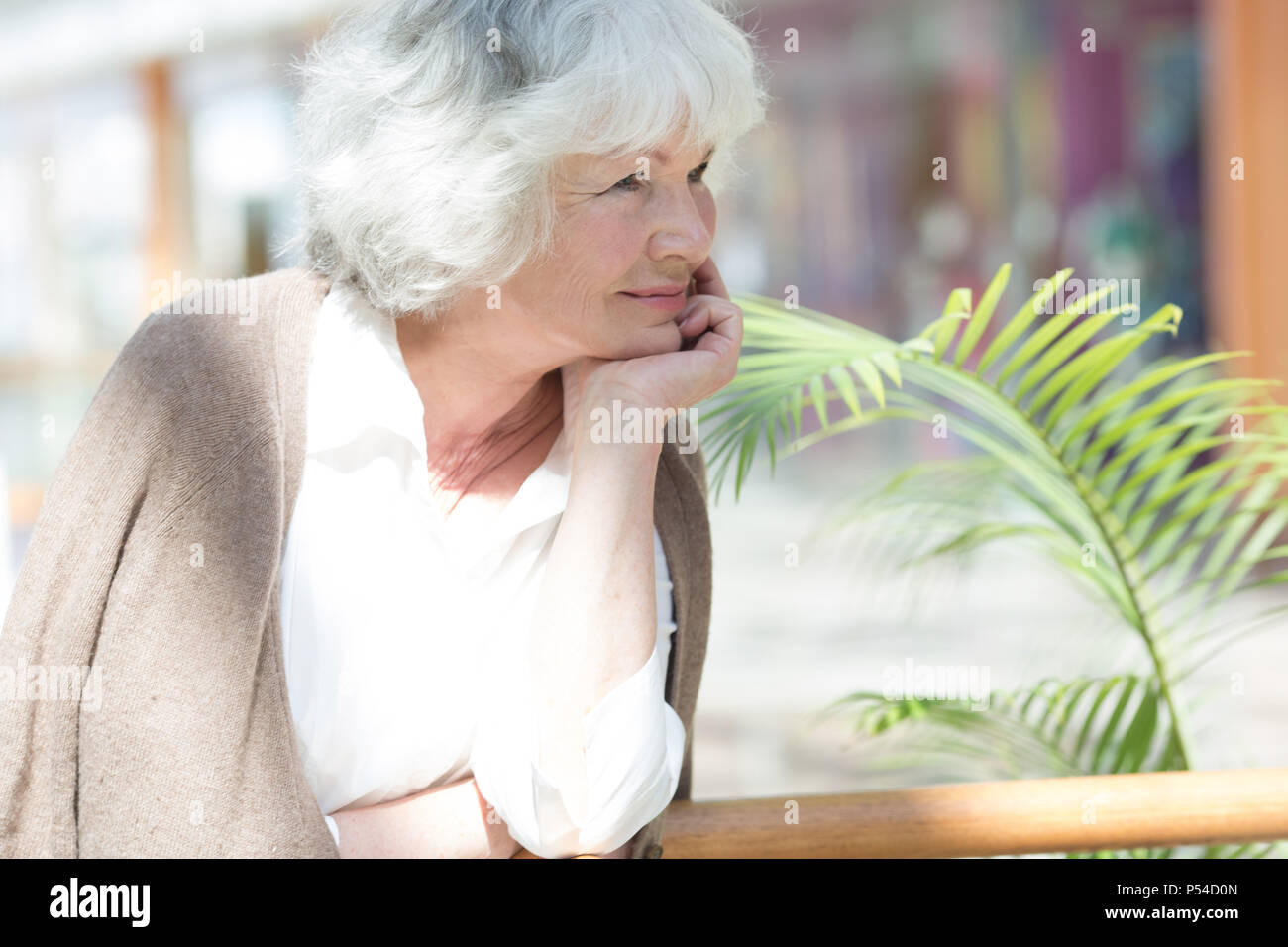 Nice senior woman hi-res stock photography and images - Alamy