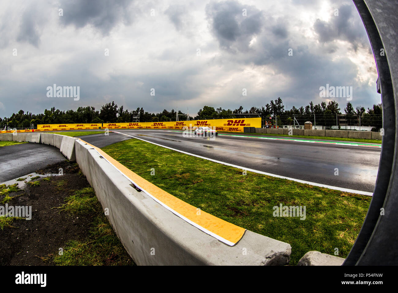 Mexico City, Mexico – September 01, 2017: Autodromo Hermanos Rodriguez. 6hrs of Mexico, FIA WEC. Free Practice I running. Stock Photo